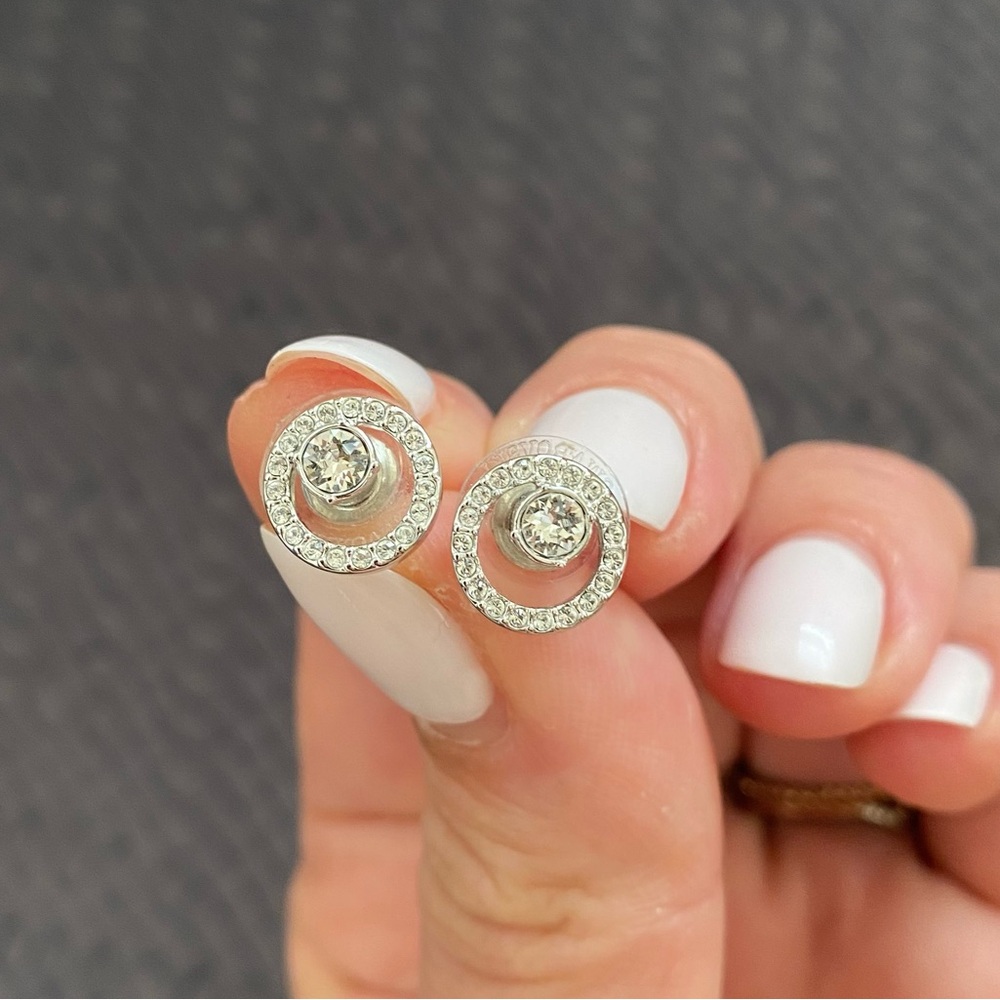 Elegant Silver Stud Earrings